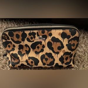 Limited edition Coach x baseman cosmetic case